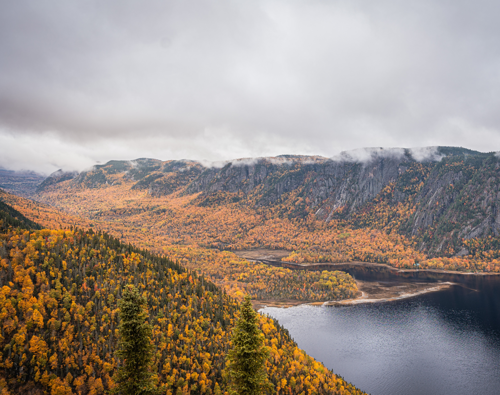 Fjord Saguenay automne